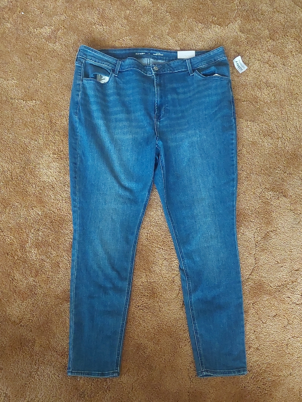 Old Navy Dark Blue Skinny Jeans Women's Sz 18